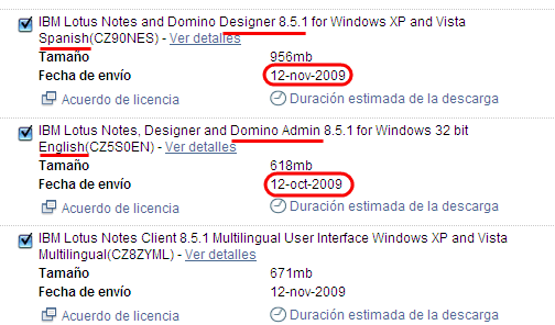 Image:Lotus Domino Administrator 8.5.1 en español