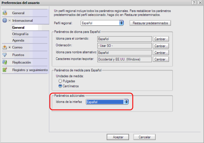 Image:Lotus Domino Administrator 8.5.1 en español