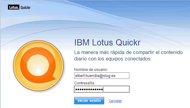 Image:IBM reclaims my vacation finish. Lotus Quickr 8.5 Domino services is online 