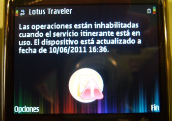 Detección de Itinerancia de Lotus Traveler