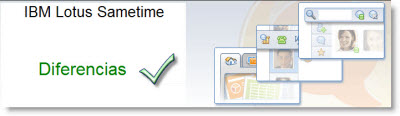 Image:Diferencias entre las diferentes versiones de Lotus Sametime 8